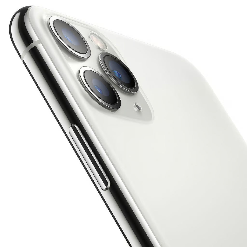 Modernes Apple iPhone 11 Pro in eleganter Silberfarbe mit großzügigen 512GB Speicher, ohne Vertrag