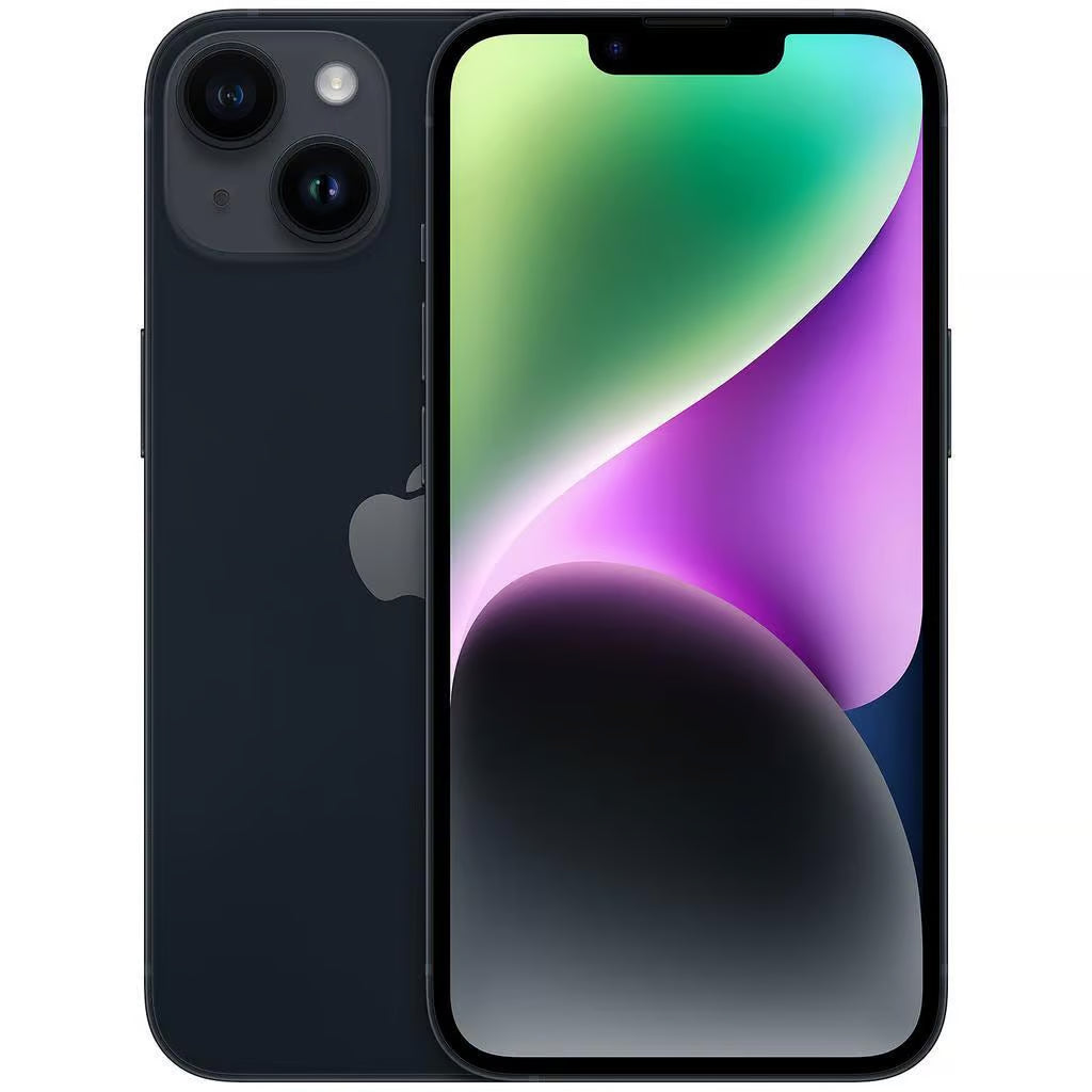 Apple iPhone 14 mit 128 GB Speicher in Mitternacht - ohne Vertrag. Entdecken Sie die neuesten Funktionen und das elegante Design des iPhone 14 in der Farbe Mitternacht, ohne sich an einen Vertrag binden zu müssen.