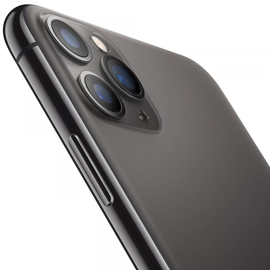 Stilvolles Apple iPhone 11 Pro in der zeitlosen Farbe Space Grau mit großzügigen 64GB Speicher, ohne Vertrag.