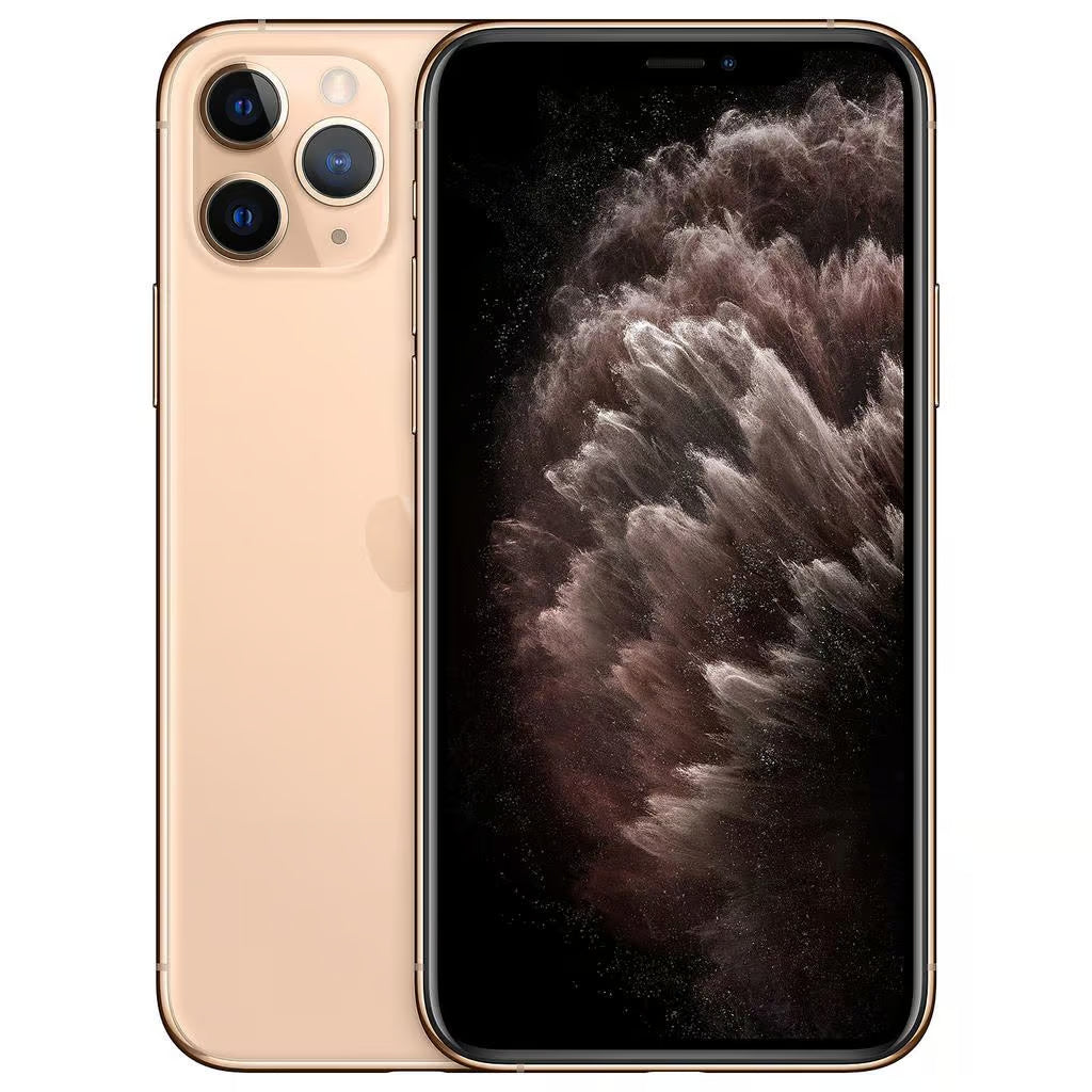 Luxuriöses Apple iPhone 11 Pro Max mit großzügigen 256GB Speicher in strahlendem Gold, ohne Vertrag.