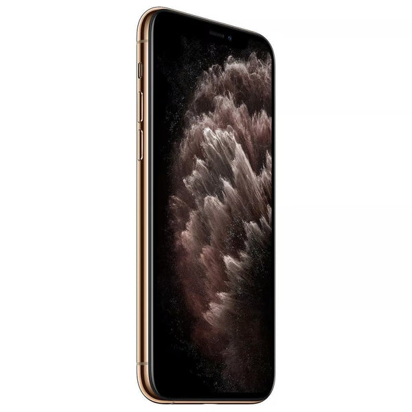 Hochwertiges Apple iPhone 11 Pro mit großzügigen 64GB Speicher in luxuriösem Gold, ohne Vertrag und in neuwertigem Zustand.