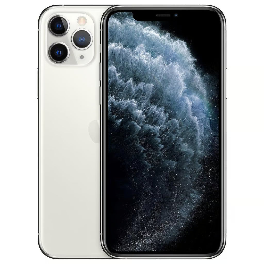 Modernes Apple iPhone 11 Pro in eleganter Silberfarbe mit großzügigen 512GB Speicher, ohne Vertrag