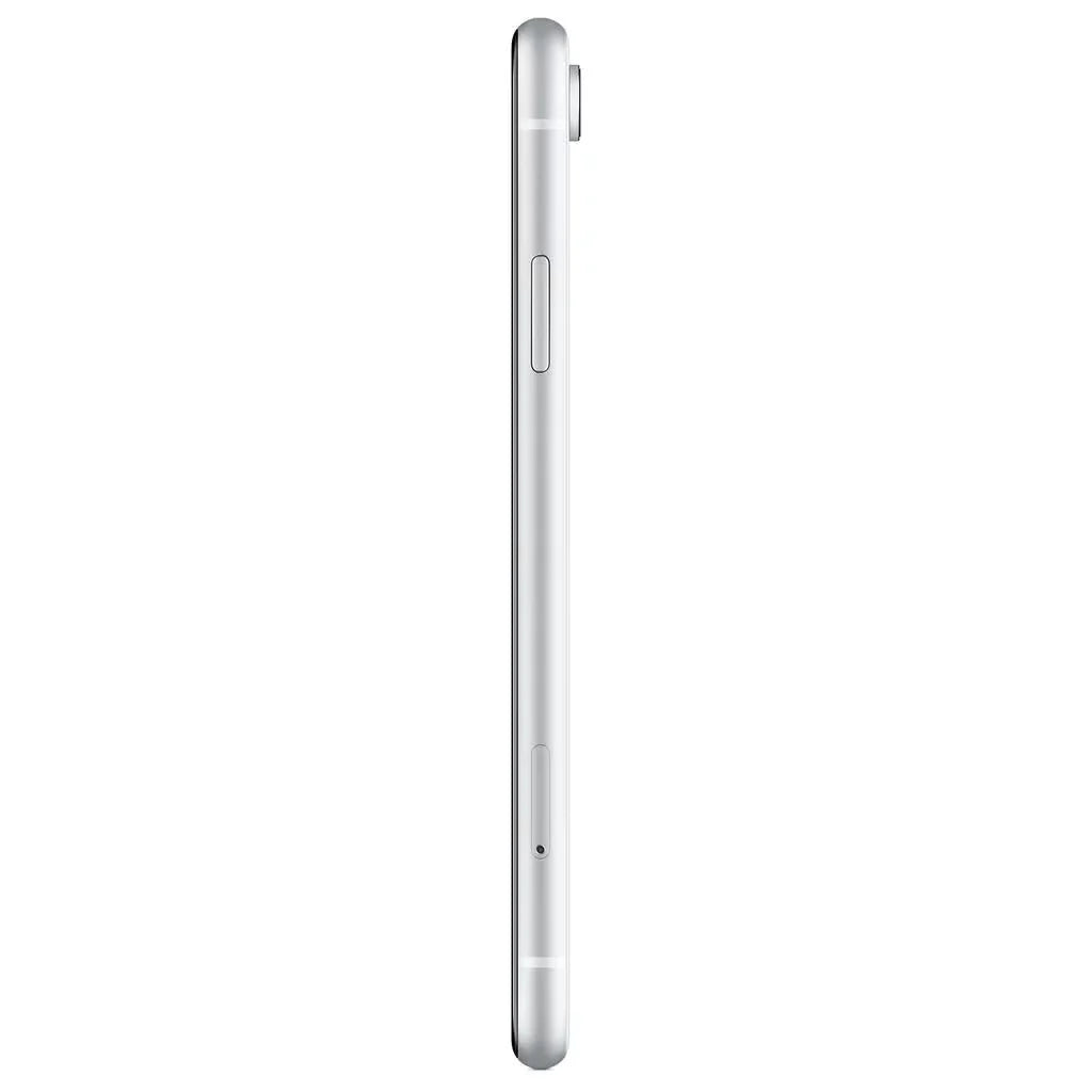 Schlichtes Apple iPhone XR in strahlendem Weiß, mit großzügigen Speicheroptionen von 64GB, 128GB und 256GB. Erlebe die zeitlose Eleganz dieser Farboption, kombiniert mit fortschrittlicher Technologie für ein erstklassiges Smartphone-Erlebnis.